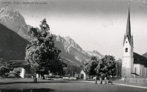 Gemeinde Amlach - Dorfplatz um 1910