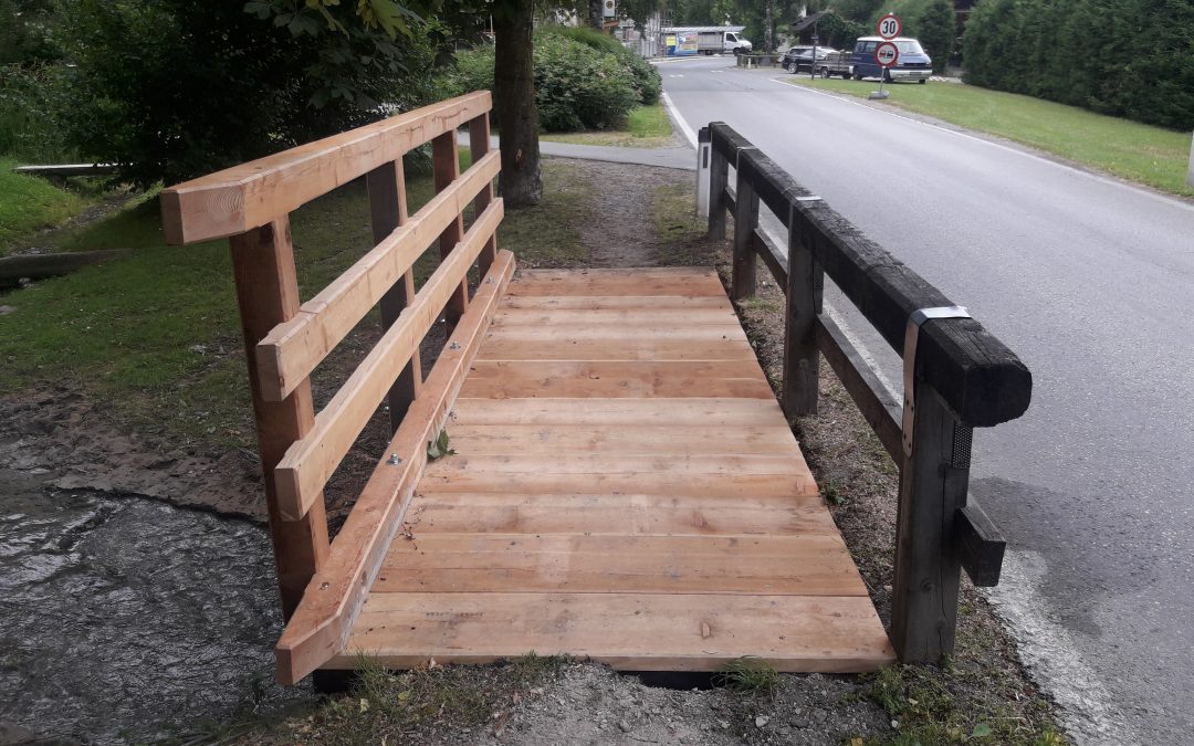 Erneuerung Wiersteg bei Landesstraße