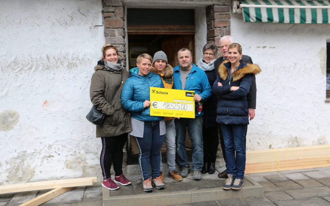 Übergabe Spendenkonto – Hochwasser Galitzenklamm