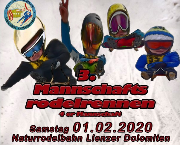 3. Mannschaftsrodelrennen 2020