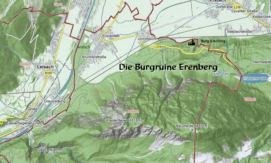 Die Burgruine Erenberg