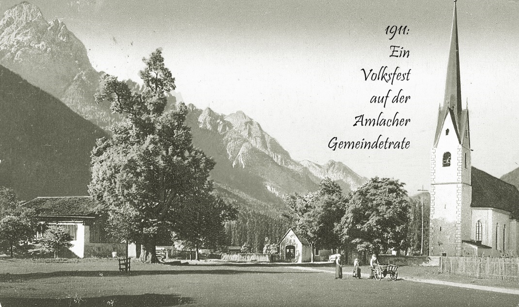 1911 – Volksfest auf der Amlacher Gemeindetratte