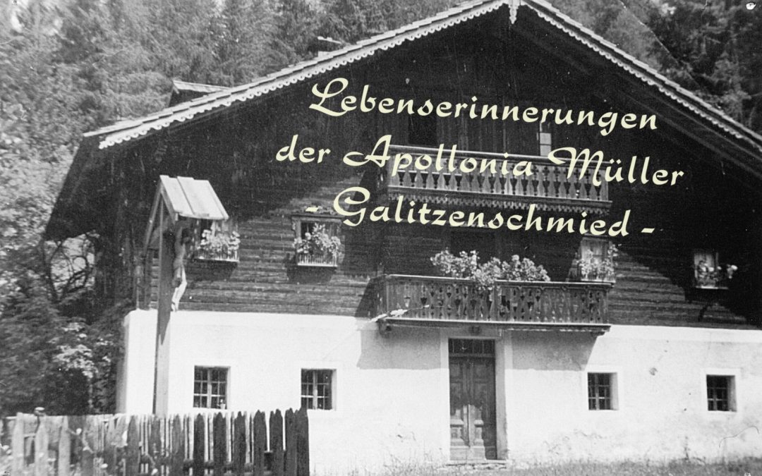 Lebenserinnerungen der Apollonia Müller – Galitzenschmied