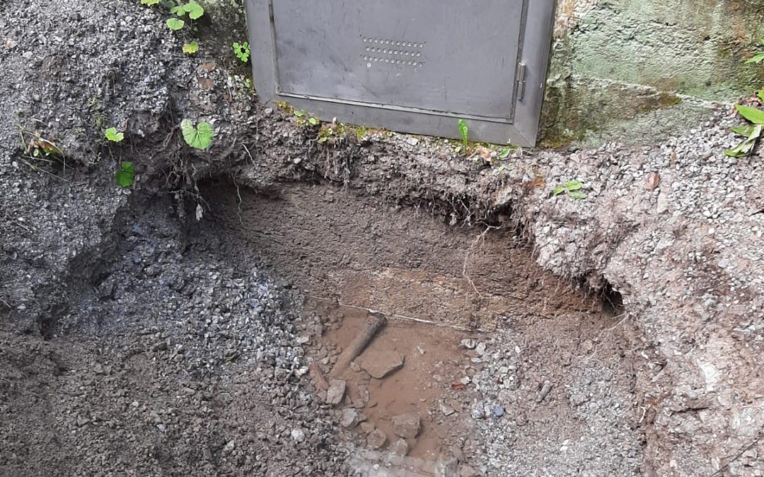 Sanierung Wasserversorgung im Leidental nach Vermurung im Herbst 2019