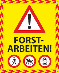 Information zu Forstarbeiten im Amlacher Wald vom 18.03.2021 bis 15.05.2021