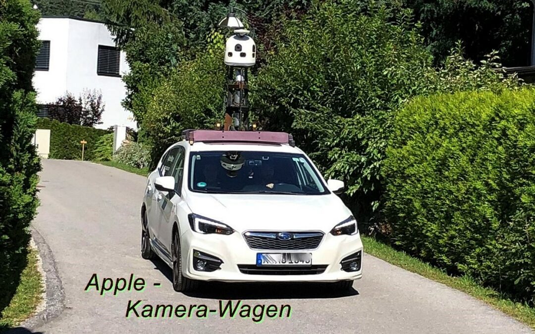 Apple Kamerawagen in Amlach