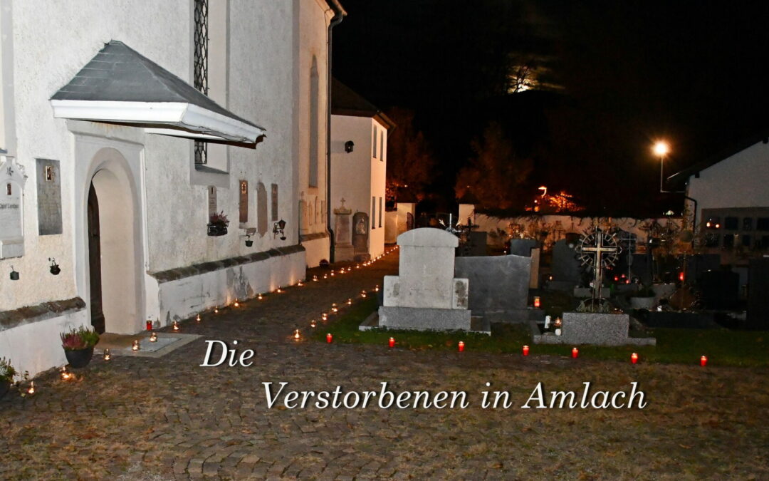 Die Verstorbenen in Amlach