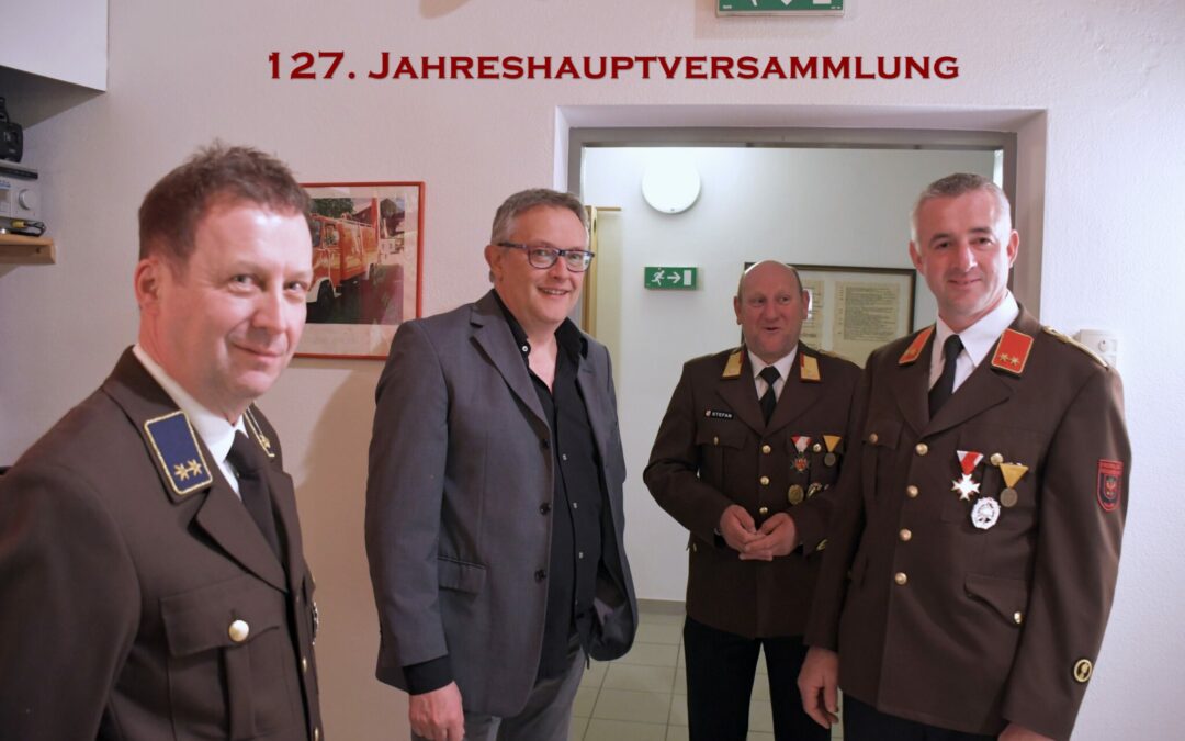 Jahreshauptversammlung 2022 Freiwillige Feuerwehr Amlach