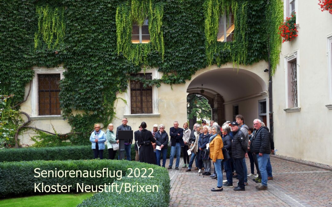 Ausflug der Genaration “60plus” nach Neustift in Südtirol