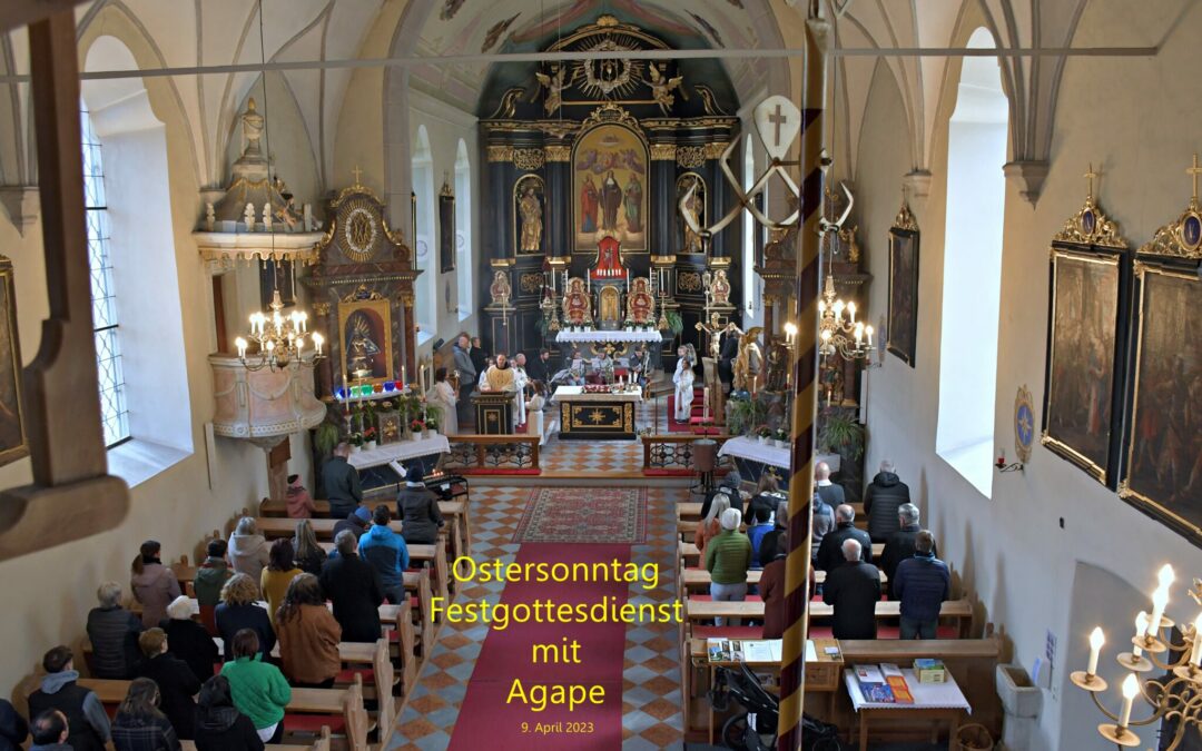 Festmesse Ostersonntag 2023 mit Agape