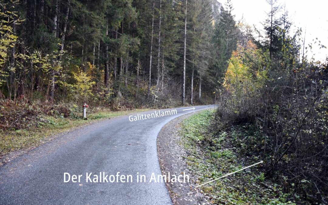 Kalkbrennen in Amlach