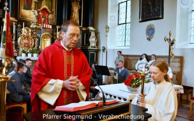 Dank an Pfarrer Siegmund Bichler
