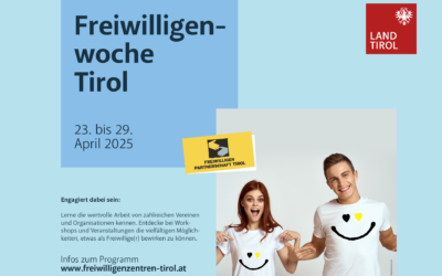 Freiwilligenwoche Tirol – 23. bis 29. April 2025