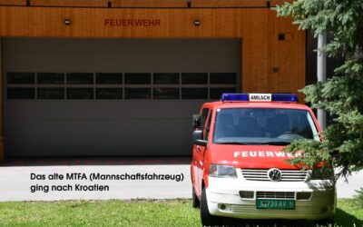 Feuerwehr-Mannschaftsfahrzeug ging nach Kroatien