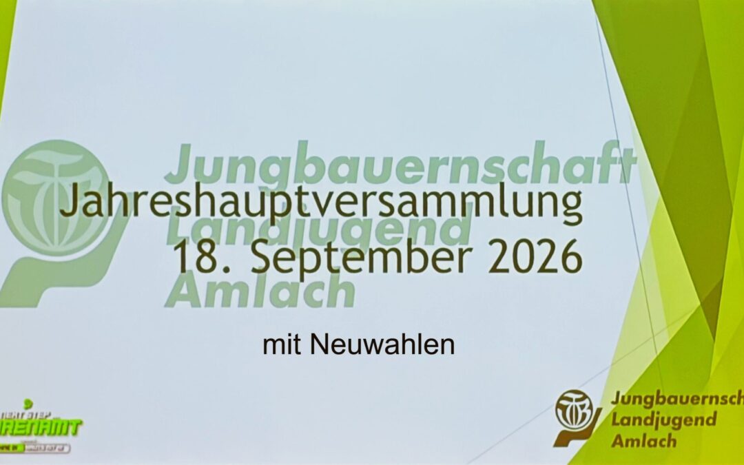 Landjugend-Jahreshauptversammlung 2026