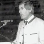 BH-Stv. Dr. Klaus Köck Gemeinde Amlach - Wappenverleihung 1986