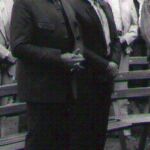 Bgm Josef Goller und V-Bgm Peter Perfler Gemeinde Amlach - Wappenverleihung 1986