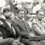 Ehrengäste v.l. Obst Pettauer, LA Dr Blecha, LA Dr Gomig, LA Gemeinde Amlach - Wappenverleihung 1986